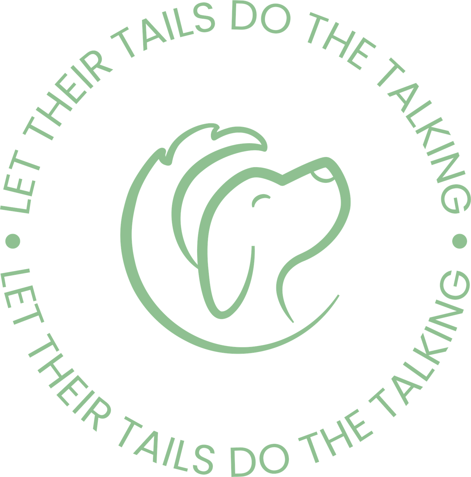 Waggle - Dog Walking Made Easy. Waggle logo with tagline.